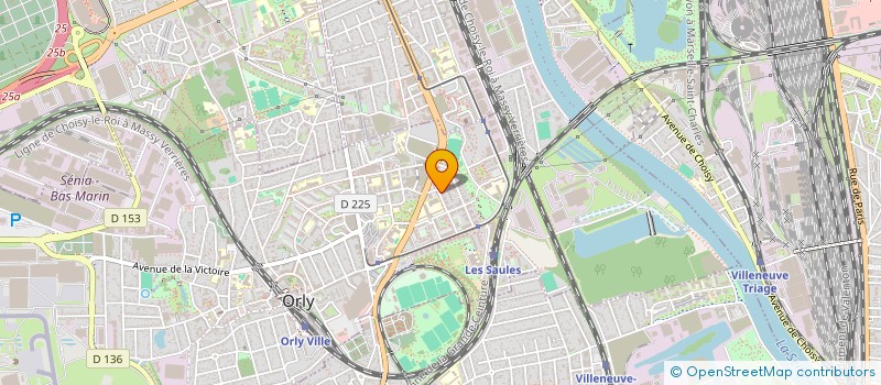 localisation de l'entreprise MADAME MANDA DIOMBOUSSEGUE  ORLY