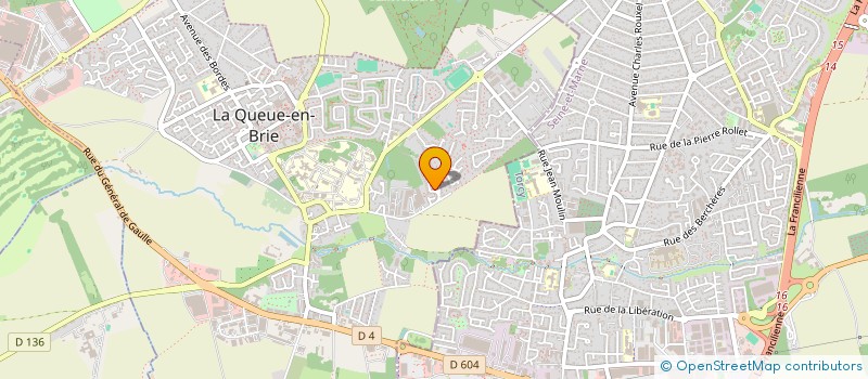 localisation de l'entreprise MADAME MANDA SANGARE  LA QUEUE-EN-BRIE