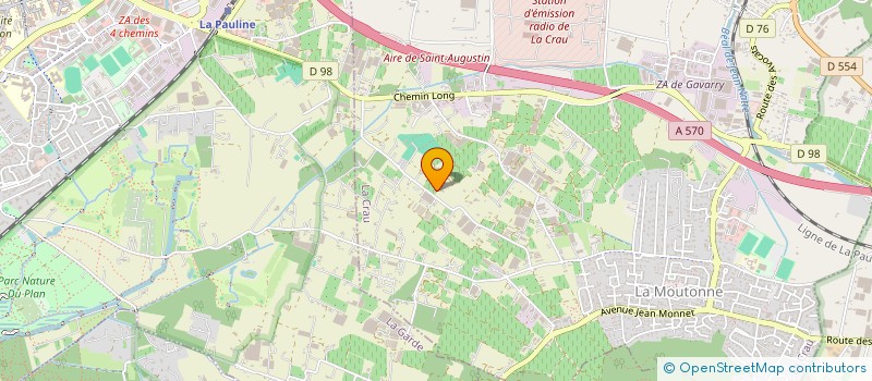 localisation de l'entreprise MADAME MANDARINE VAISE  LA CRAU