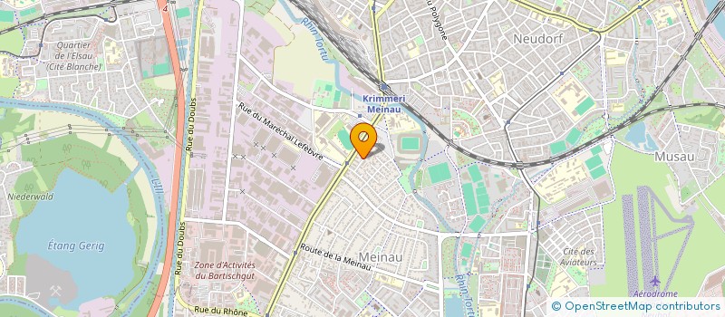 localisation de l'entreprise MADAME MANDEE WEHR à STRASBOURG