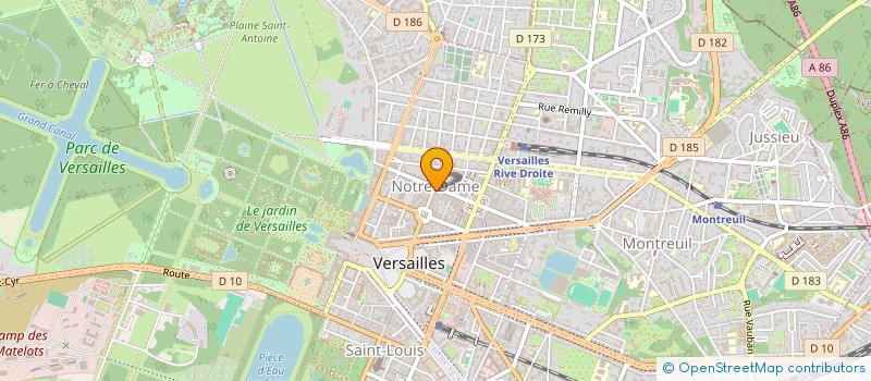 localisation de l'entreprise MADAME MANDINE BLONDIN à VERSAILLES