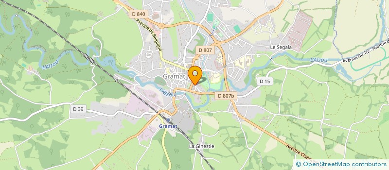 localisation de l'entreprise MADAME MANDY BELLONY  GRAMAT