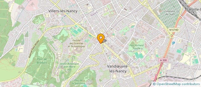 localisation de l'entreprise MADAME MANDY CLAUDE  VANDUVRE-LES-NANCY