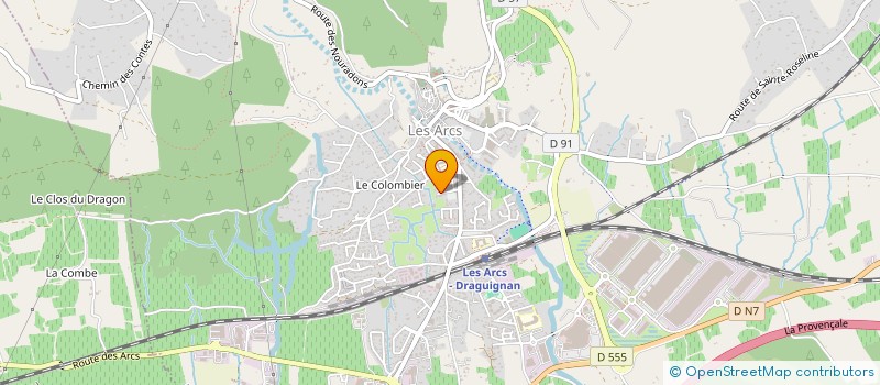 localisation de l'entreprise MADAME MANDY COCCELLATO  LES ARCS