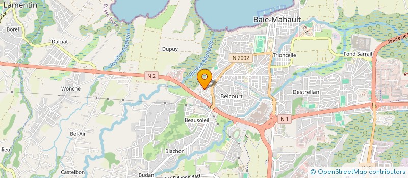 localisation de l'entreprise MADAME MANDY FALLA  BAIE-MAHAULT