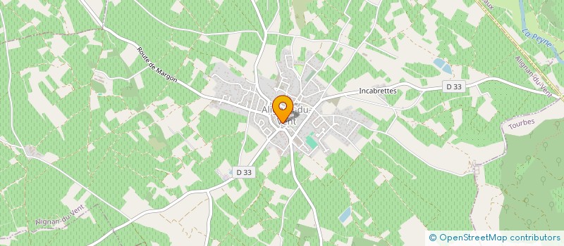 localisation de l'entreprise MADAME MANDY GASPARD  ALIGNAN-DU-VENT