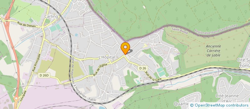 localisation de l'entreprise MADAME MANDY GERONIMUS  L'HOPITAL