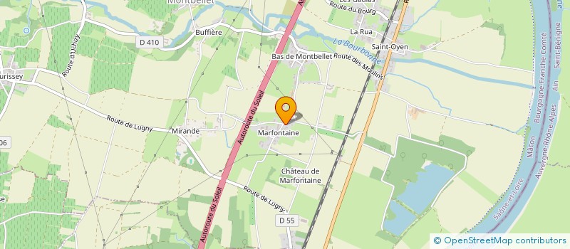 localisation de l'entreprise MADAME MANDY LARUE  MONTBELLET