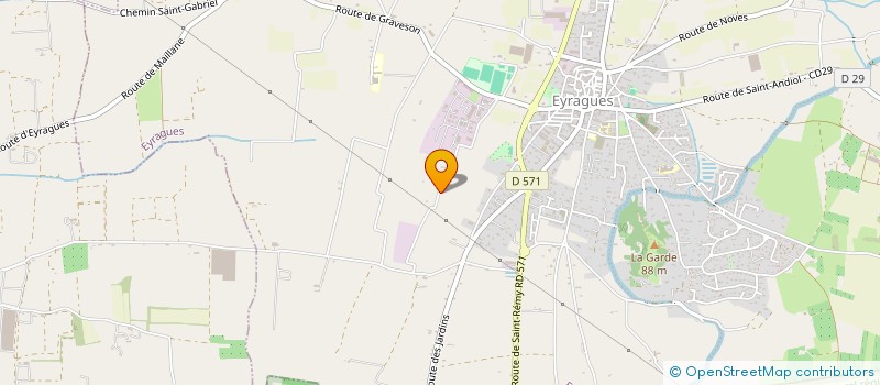 localisation de l'entreprise MADAME MANDY LE GUILLERMIC  EYRAGUES