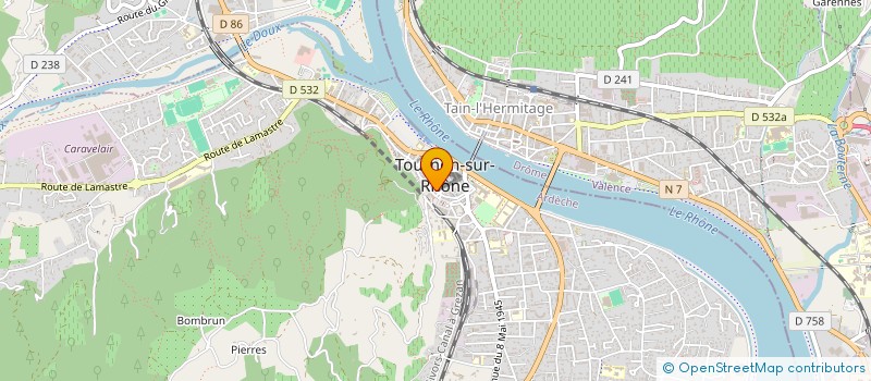 localisation de l'entreprise MADAME MANDY LOPEZ à TOURNON-SUR-RHONE