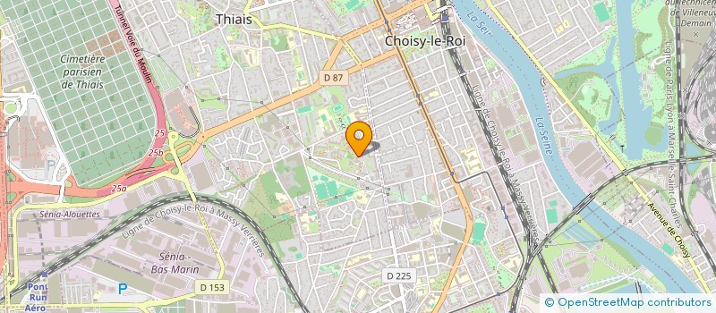 localisation de l'entreprise MADAME MANDY LOUBAKI  THIAIS