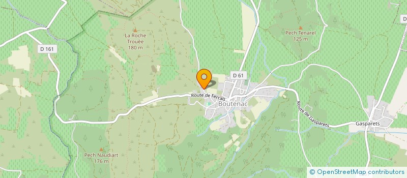 localisation de l'entreprise MADAME MANDY MARECHAUX-PATRAC  BOUTENAC