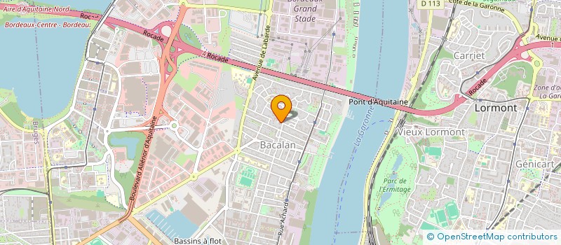 localisation de l'entreprise MADAME MANDY MICHALON  BORDEAUX