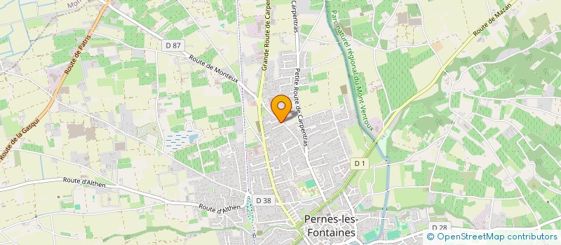 localisation de l'entreprise MADAME MANDY MILLARD  PERNES-LES-FONTAINES