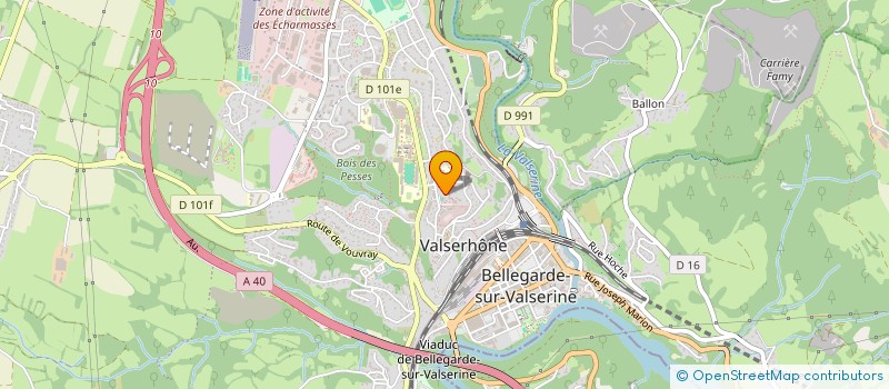 localisation de l'entreprise MADAME MANDY RENARD à VALSERHONE