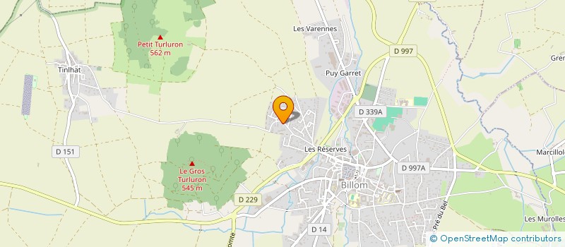 localisation de l'entreprise MADAME MANDY-ROSE-MONIQUE GRAND  BILLOM