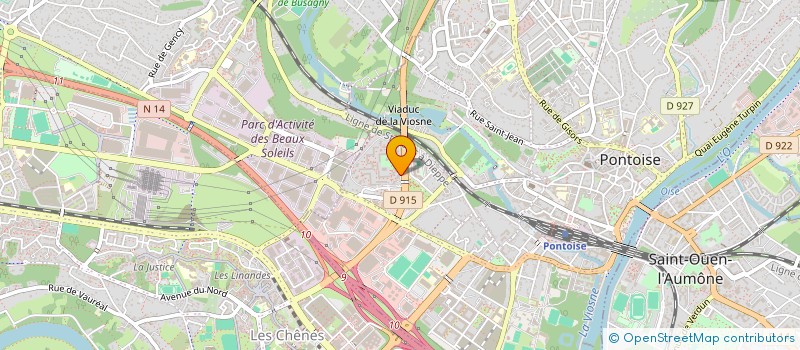 localisation de l'entreprise MADAME MANDY ROSE-ROSETTE  PONTOISE