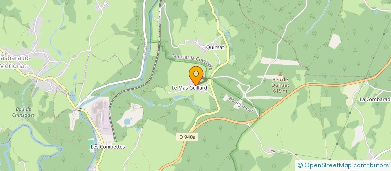 localisation de l'entreprise MADAME MANDY ROUZET à BOURGANEUF
