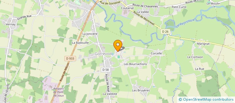 localisation de l'entreprise MADAME MANDY SAVRY à GORREVOD