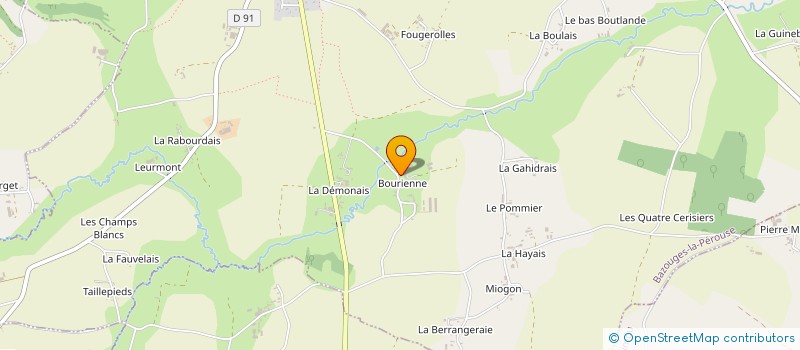 localisation de l'entreprise MADAME MANDY THEBAULT  BAZOUGES-LA-PEROUSE