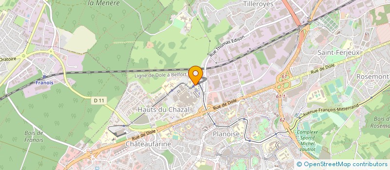 localisation de l'entreprise MADAME MANDY ZIEGLER à BESANCON