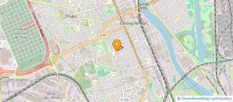 localisation de l'entreprise MADAME MANEL ABI  CHOISY LE ROI