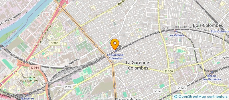 localisation de l'entreprise MADAME MANEL ALOUANE à COLOMBES