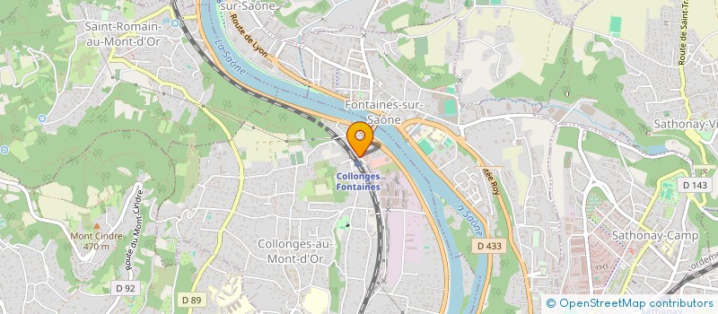 localisation de l'entreprise MADAME MANEL AZOUZ  COLLONGES-AU-MONT-D'OR