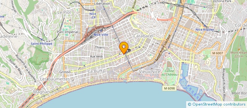 localisation de l'entreprise MADAME MANEL BELHAJ FREJ  NICE