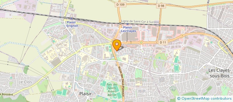 localisation de l'entreprise MADAME MANEL BELKHITER  PLAISIR