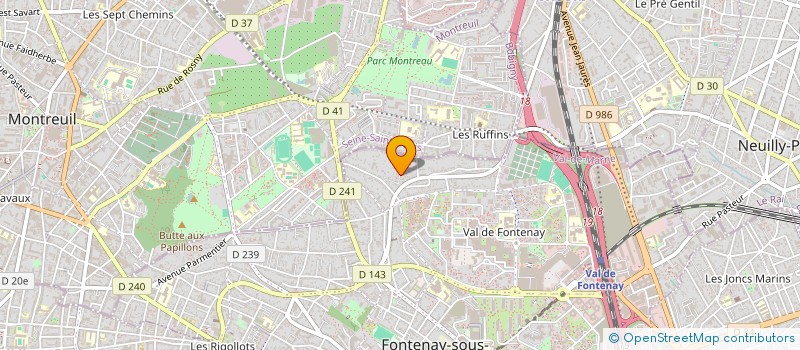 localisation de l'entreprise MADAME MANEL BEN ABED à FONTENAY SOUS BOIS
