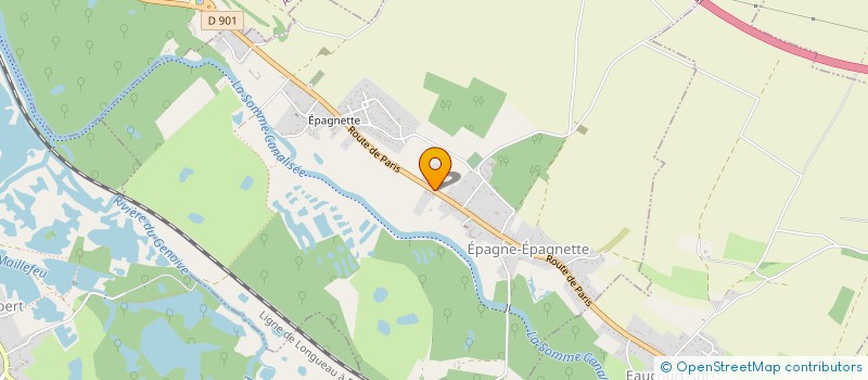 localisation de l'entreprise MADAME MANEL BEN HADJ SALAH  EPAGNE-EPAGNETTE