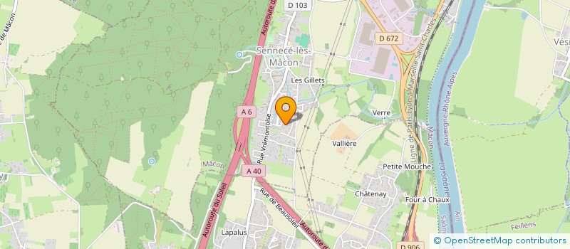 localisation de l'entreprise MADAME MANEL BENAOUDA  MACON