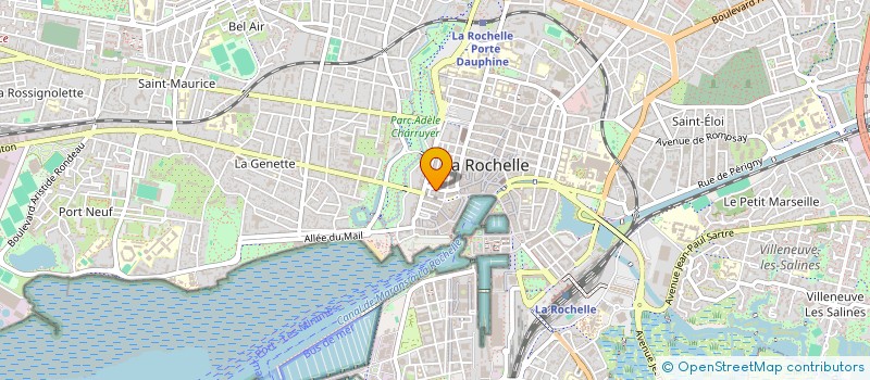 localisation de l'entreprise MADAME MANEL BENZEMRANE  LA ROCHELLE