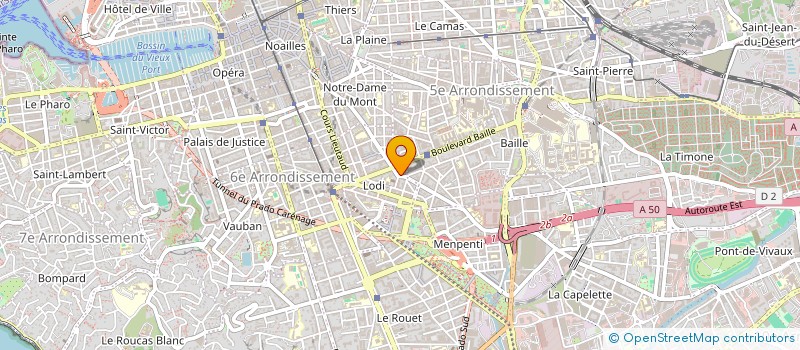 localisation de l'entreprise MADAME MANEL BOULKERTOUS à MARSEILLE