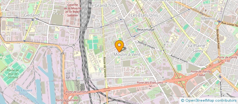 localisation de l'entreprise MADAME MANEL DJEDIDI  VENISSIEUX