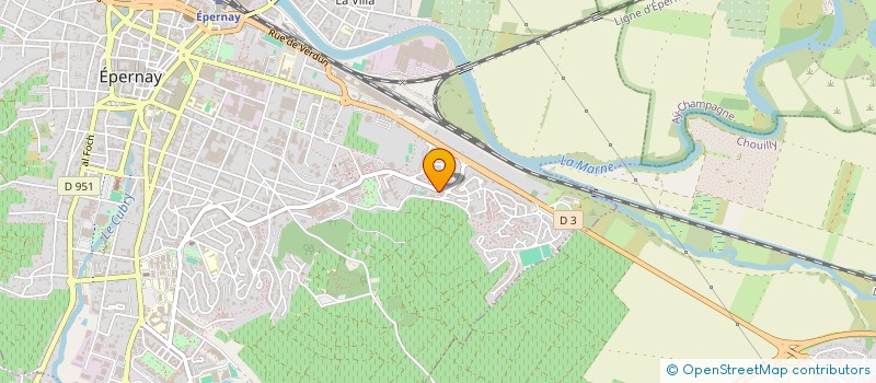 localisation de l'entreprise MADAME MANEL EL MEJJAD  EPERNAY
