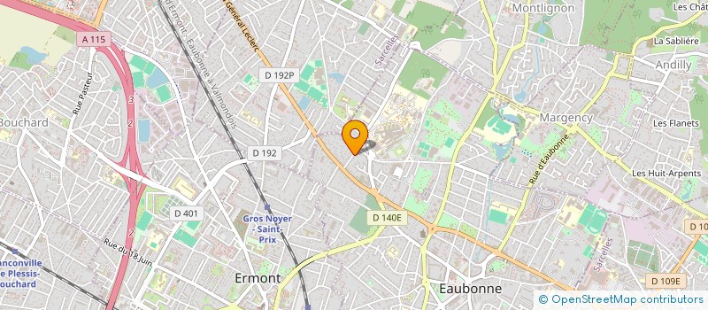 localisation de l'entreprise MADAME MANEL ELLEUCH à EAUBONNE