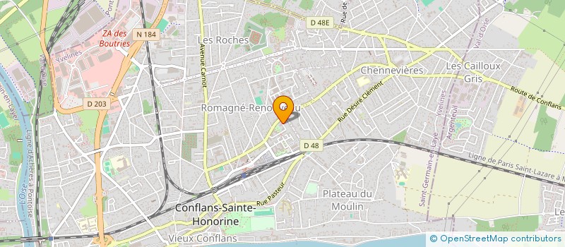localisation de l'entreprise MADAME MANEL FRIKHA  CONFLANS-SAINTE-HONORINE