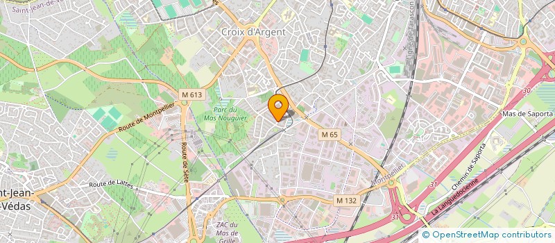 localisation de l'entreprise MADAME MANEL HADJ-SAHRAOUI  MONTPELLIER