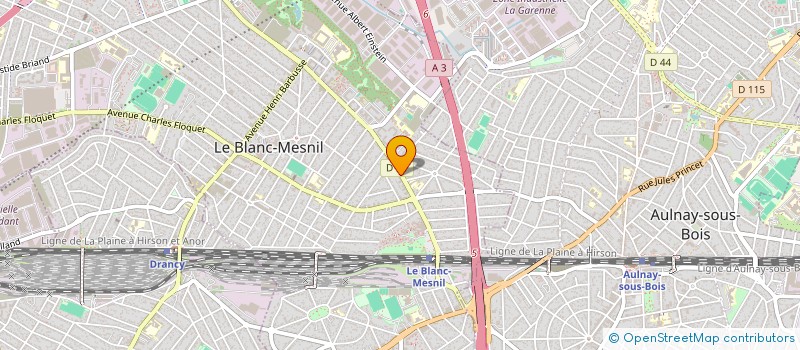 localisation de l'entreprise MADAME MANEL JOUINI  LE BLANC-MESNIL