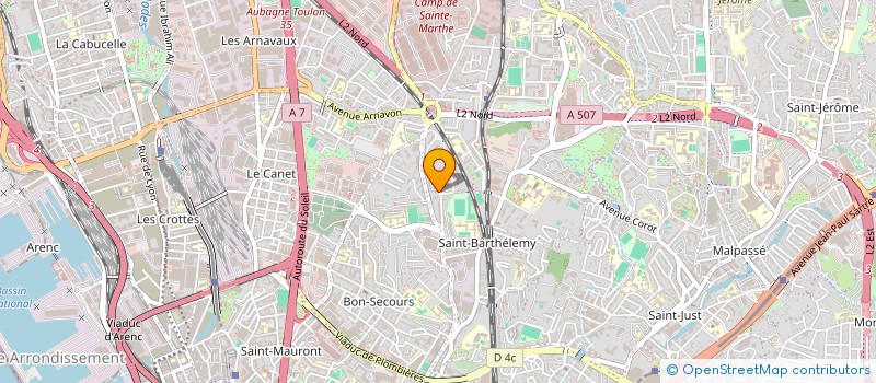 localisation de l'entreprise MADAME MANEL KACHA à MARSEILLE