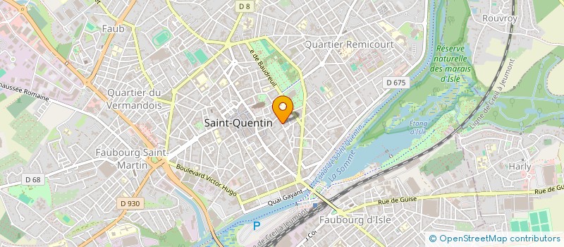 localisation de l'entreprise MADAME MANEL LLORET-FERRANDO  SAINT-QUENTIN