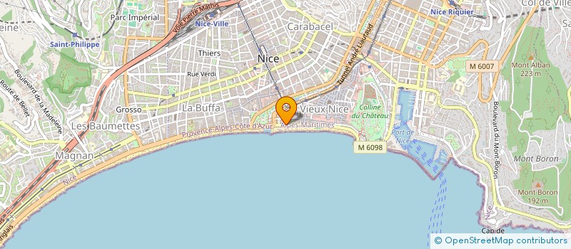 localisation de l'entreprise MADAME MANEL MALKI  NICE