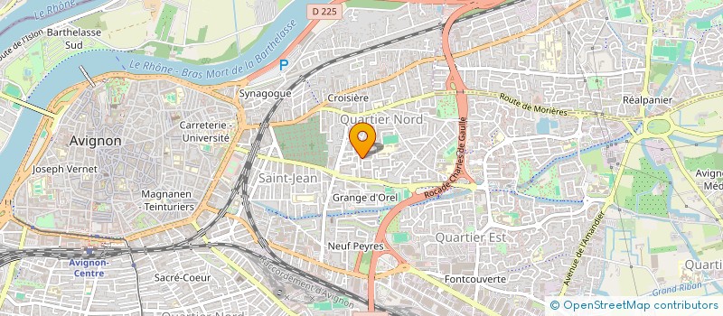 localisation de l'entreprise MADAME MANEL MARREF à AVIGNON