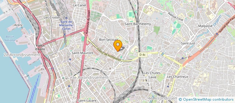 localisation de l'entreprise MADAME MANEL MEDYOUNI à MARSEILLE