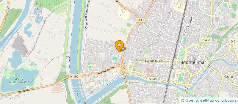 localisation de l'entreprise MADAME MANEL MELLITI  MONTELIMAR