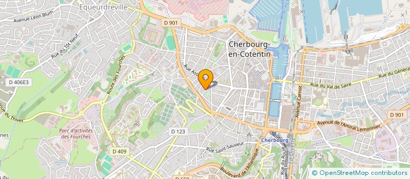 localisation de l'entreprise MADAME MANEL MKADMINI à CHERBOURG-EN-COTENTIN