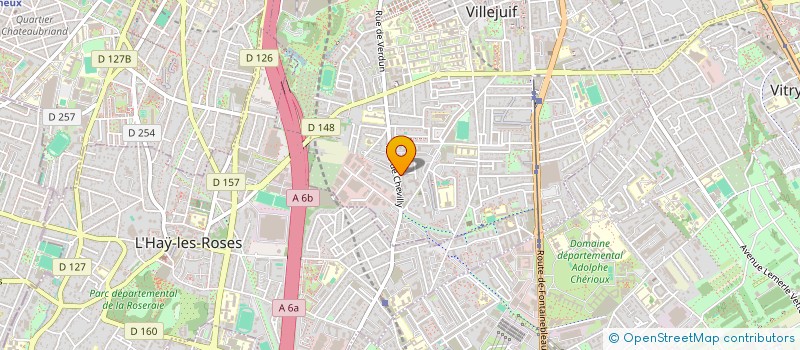 localisation de l'entreprise MADAME MANEL RACHDI à VILLEJUIF