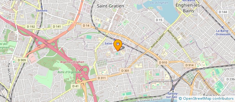 localisation de l'entreprise MADAME MANEL RADI  SAINT-GRATIEN